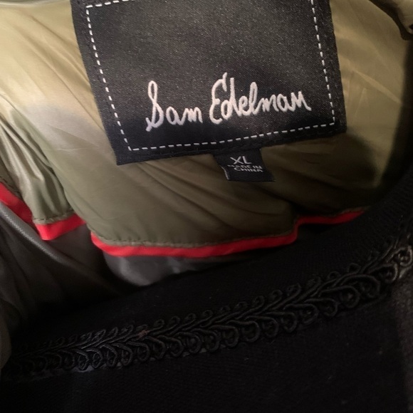 Sam Edelman Green Long Puffer Coat Size XL - Picture 4 of 4